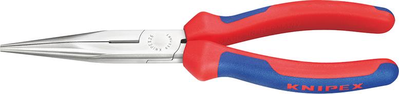 KNIPEX Storchschnabelzange  poliert gerade mit Mehrkomponenten-Griffen 200mm