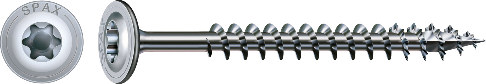 Artikelhauptbild SPAX Holzbauschraube WIROX - Vollgewinde, Tellerkopf, T-STAR plus, 4CUT