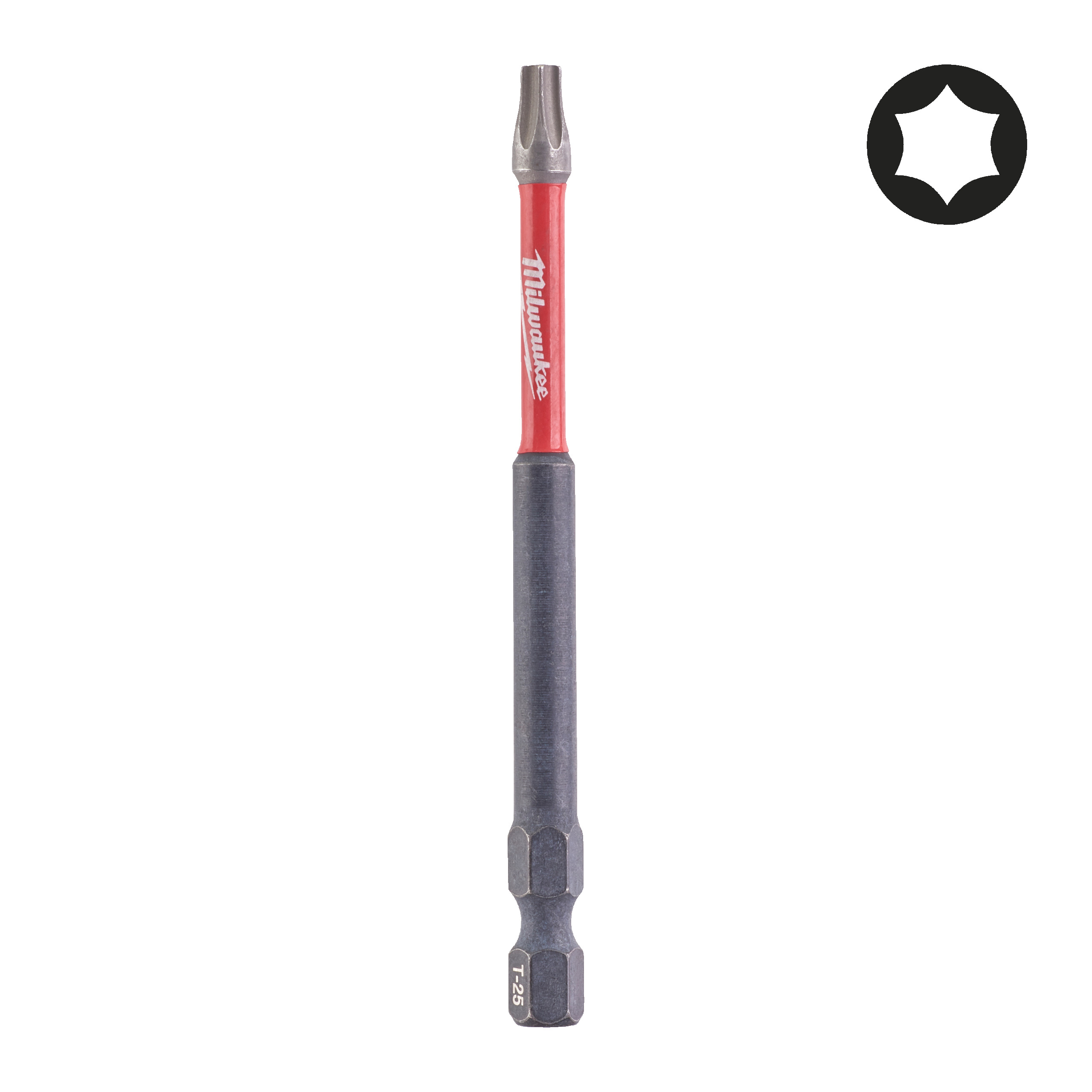Milwaukee Schrauberbit Torx TX25 / 90 mm SHOCKWAVE
