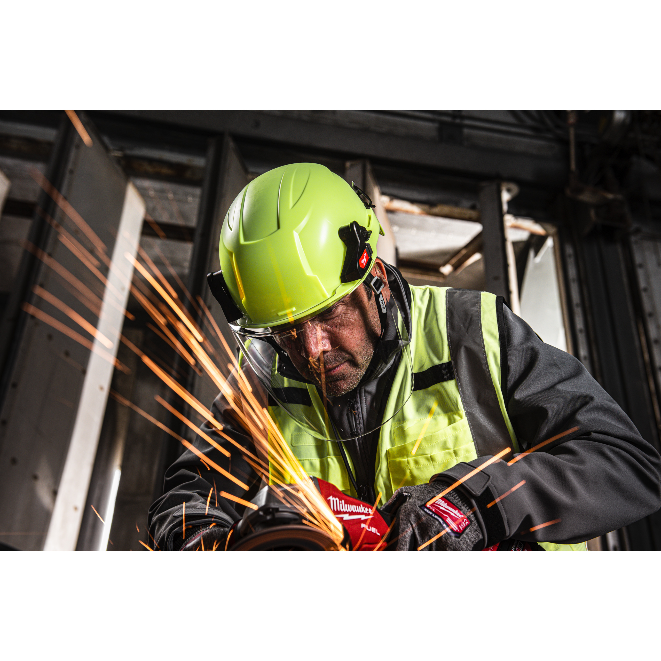 Milwaukee Industriekletterhelm gelb, unbelüftet BOLT 200