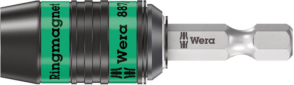 WERA Bithalter  Rapidaptor 1/4" für 1/4" Bits Magnet 57mm Ringmagnet