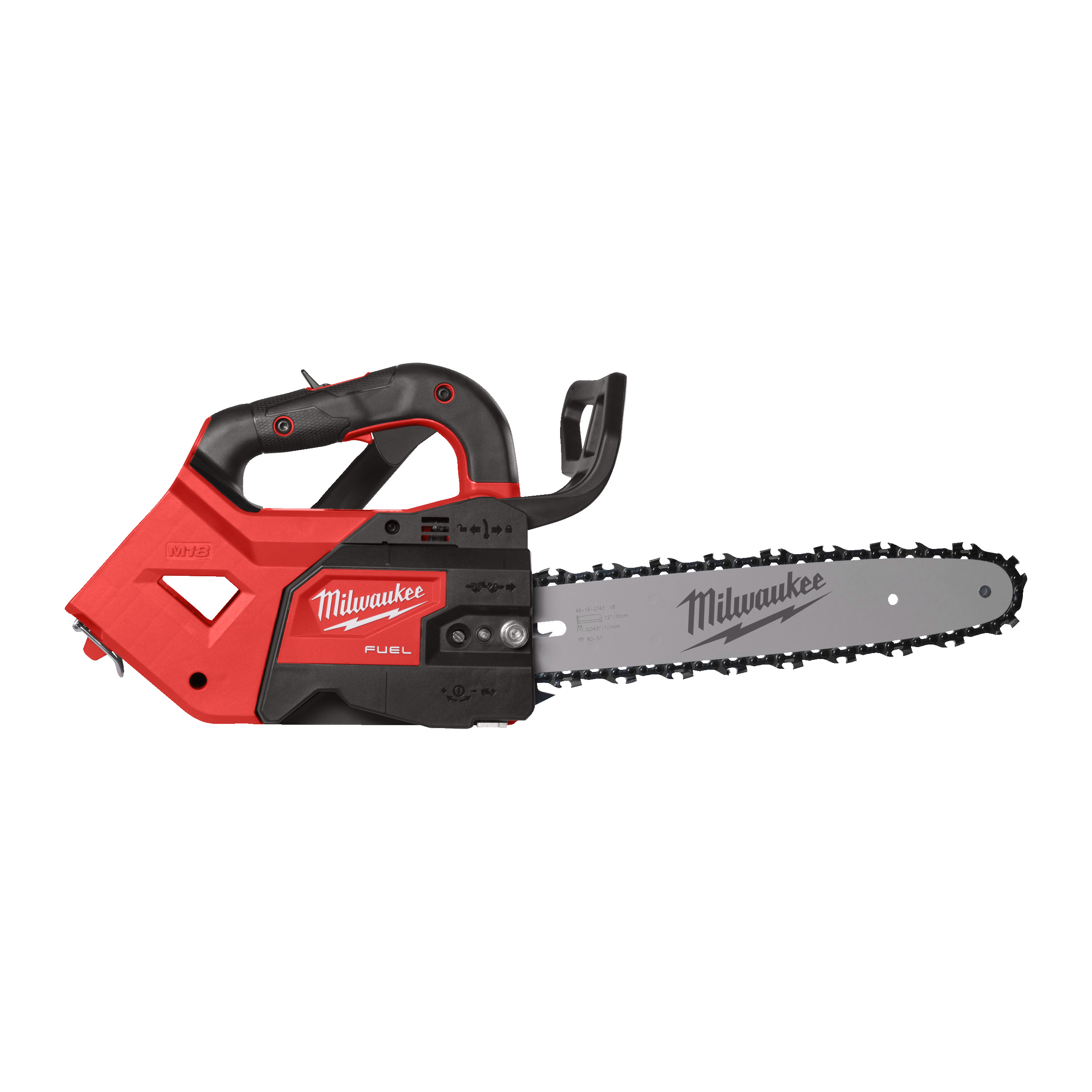 Milwaukee M18 FUEL Akku-Top-Handle-Kettensäge 30cm M18FTHCHS30-0