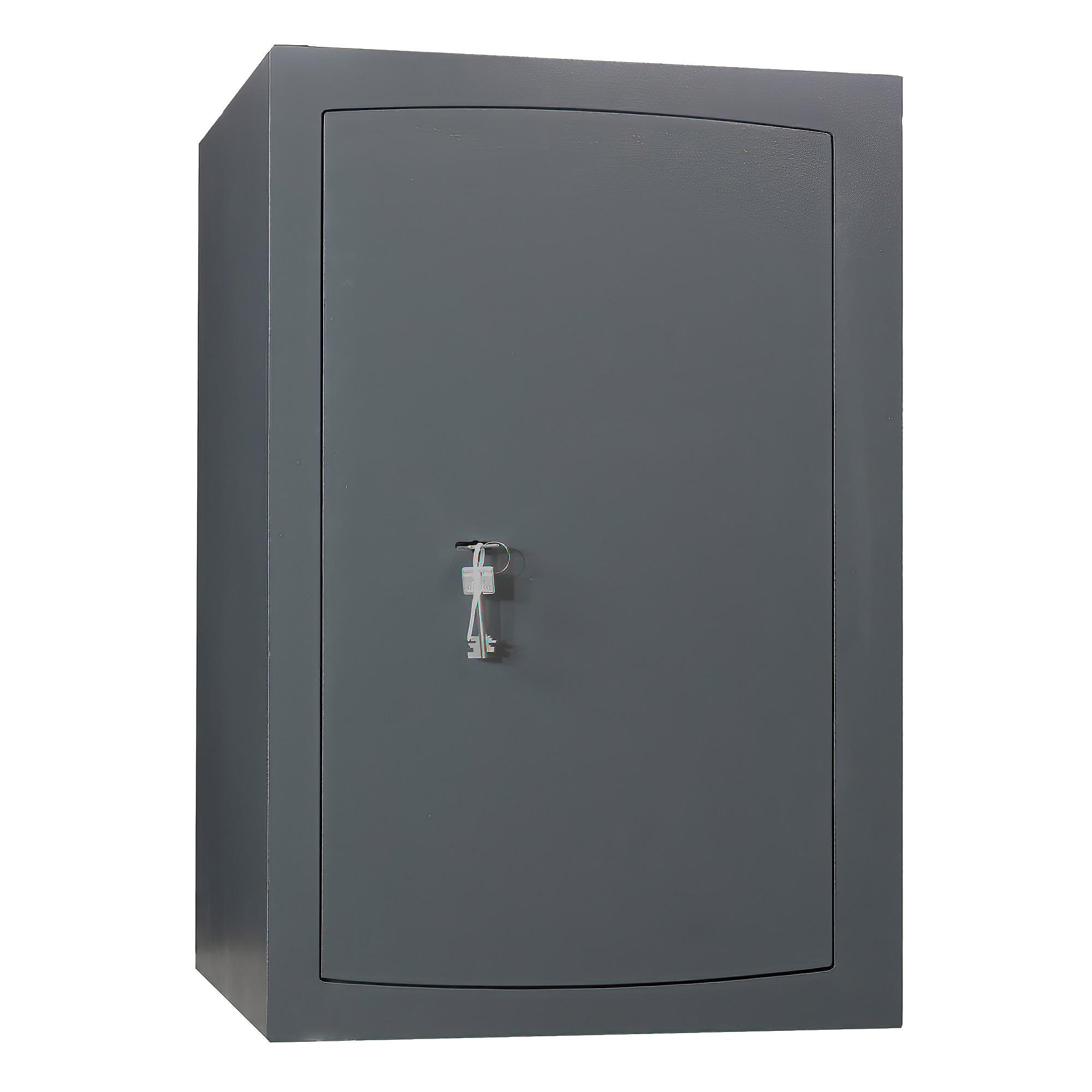 Sicherheitsschrank, Wandsafe, Metallsafe, Schloss, grau