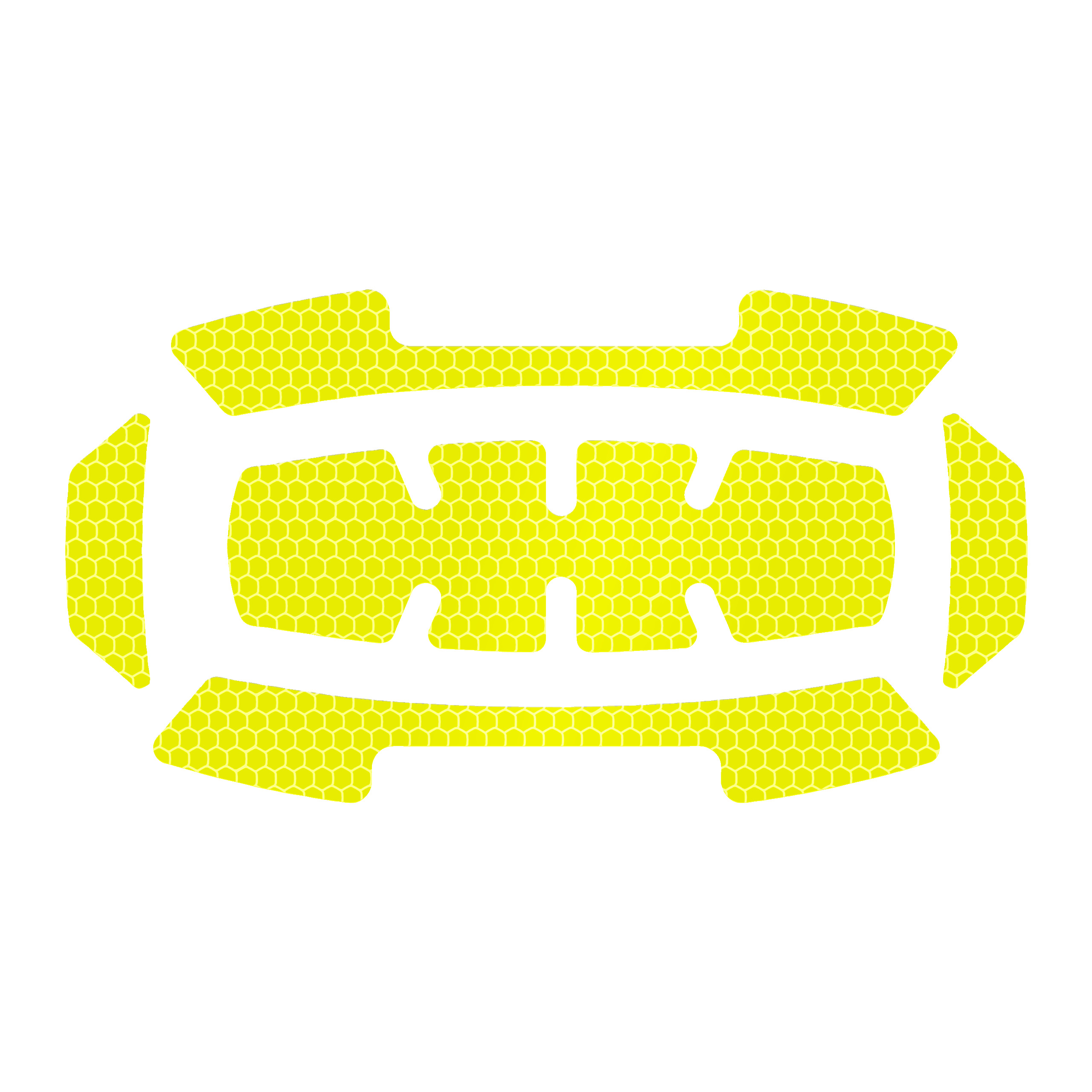 Milwaukee Hi-Vis Aufkleber gelb, 5-teilig BOLT