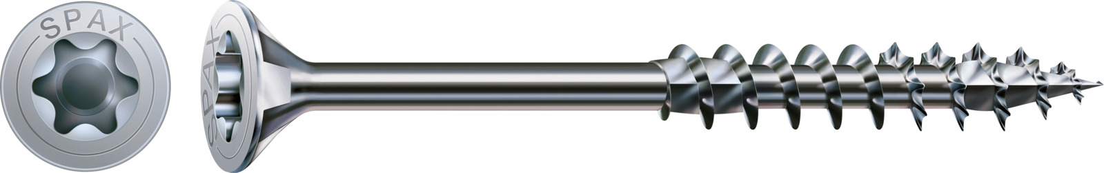 Artikelhauptbild SPAX Holzbauschraube WIROX - Teilgewinde, Senkkopf, T-STAR plus, 4CUT, WIROX