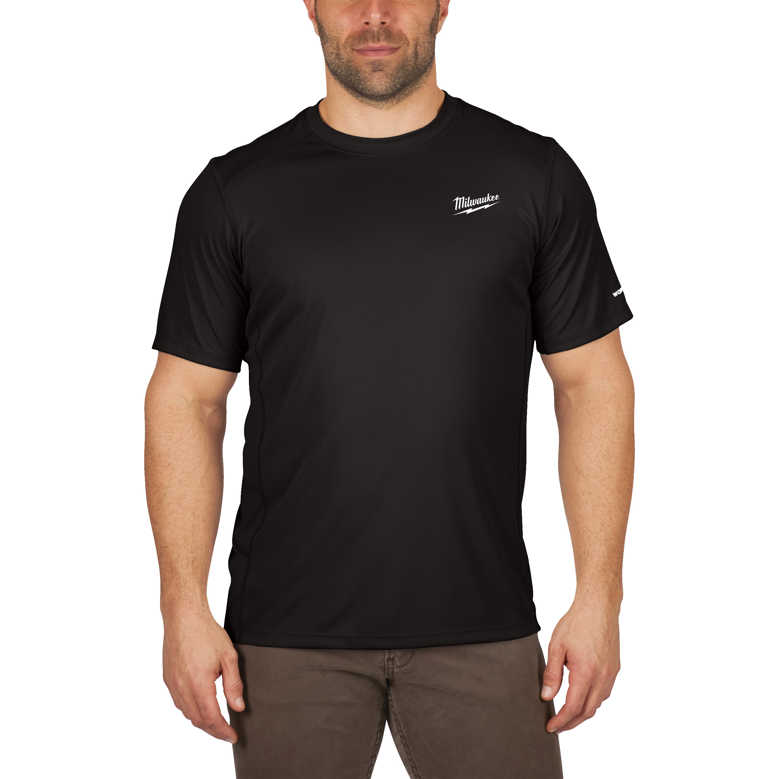 Milwaukee Funktions-T-Shirt schwarz mit UV-Schutz WWSSBL-M