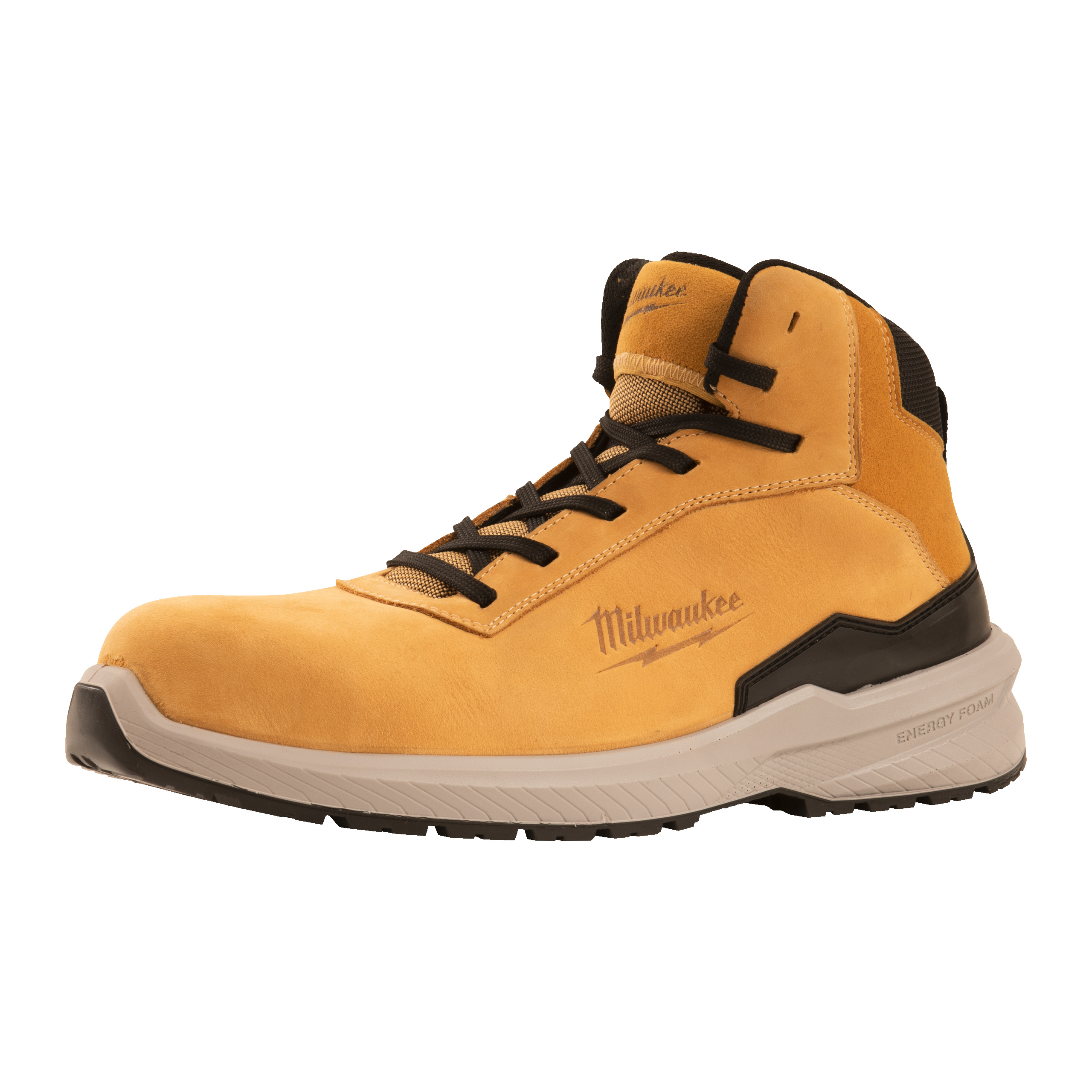 Milwaukee Sicherheits-Schnürstiefel Größe 48 FLEXTRED S3S Leder braun