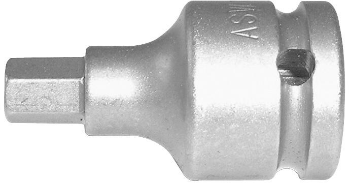 Kraft-Schraubendreher-Einsatz 1/2" für Innen-6-kant-Schrauben Kraft-Schraubendreher-Einsatz 1/2" für Innen-6-kant-Schrauben