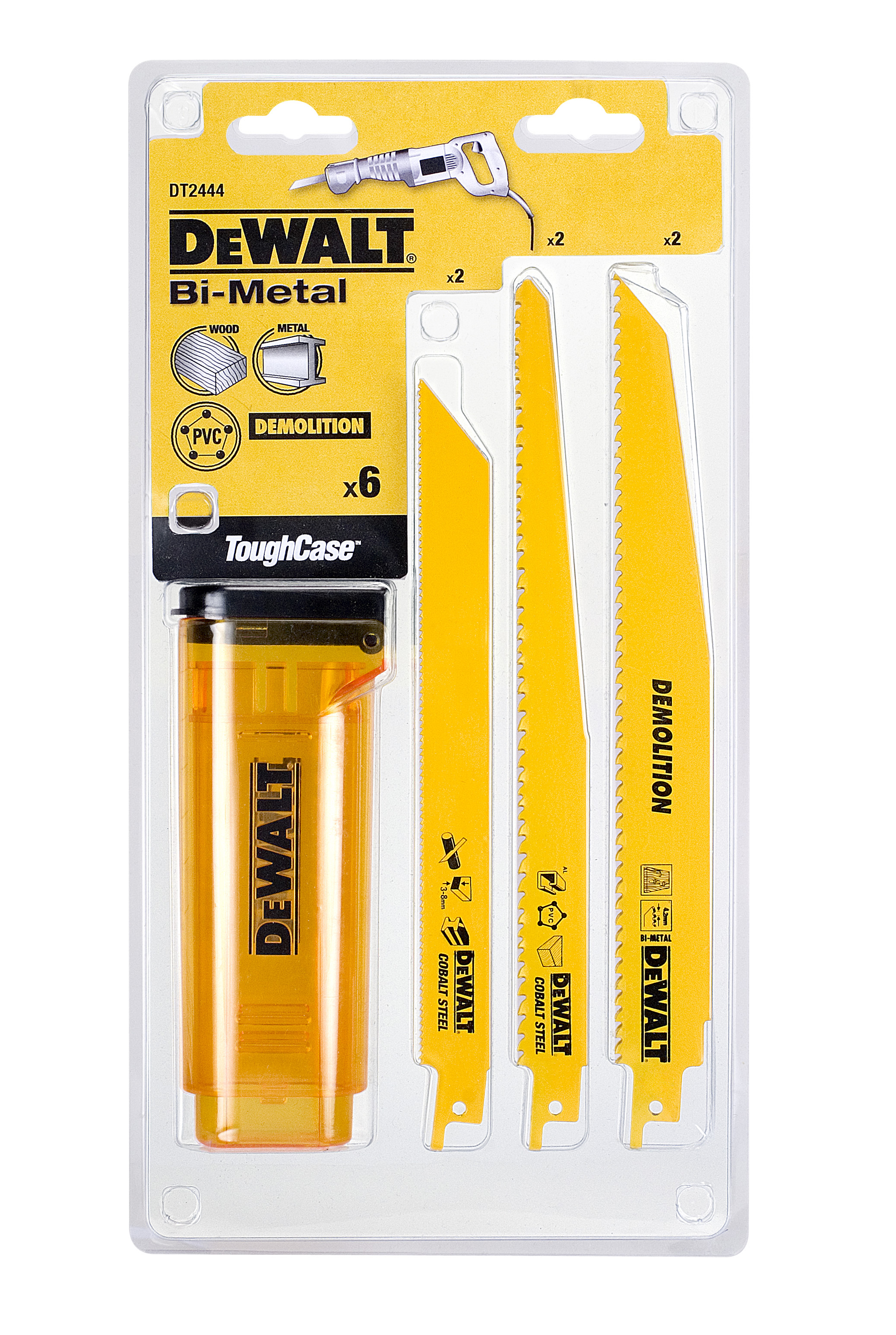Säbelsägeblätter DEWALT BIM, Set 6-tlg.