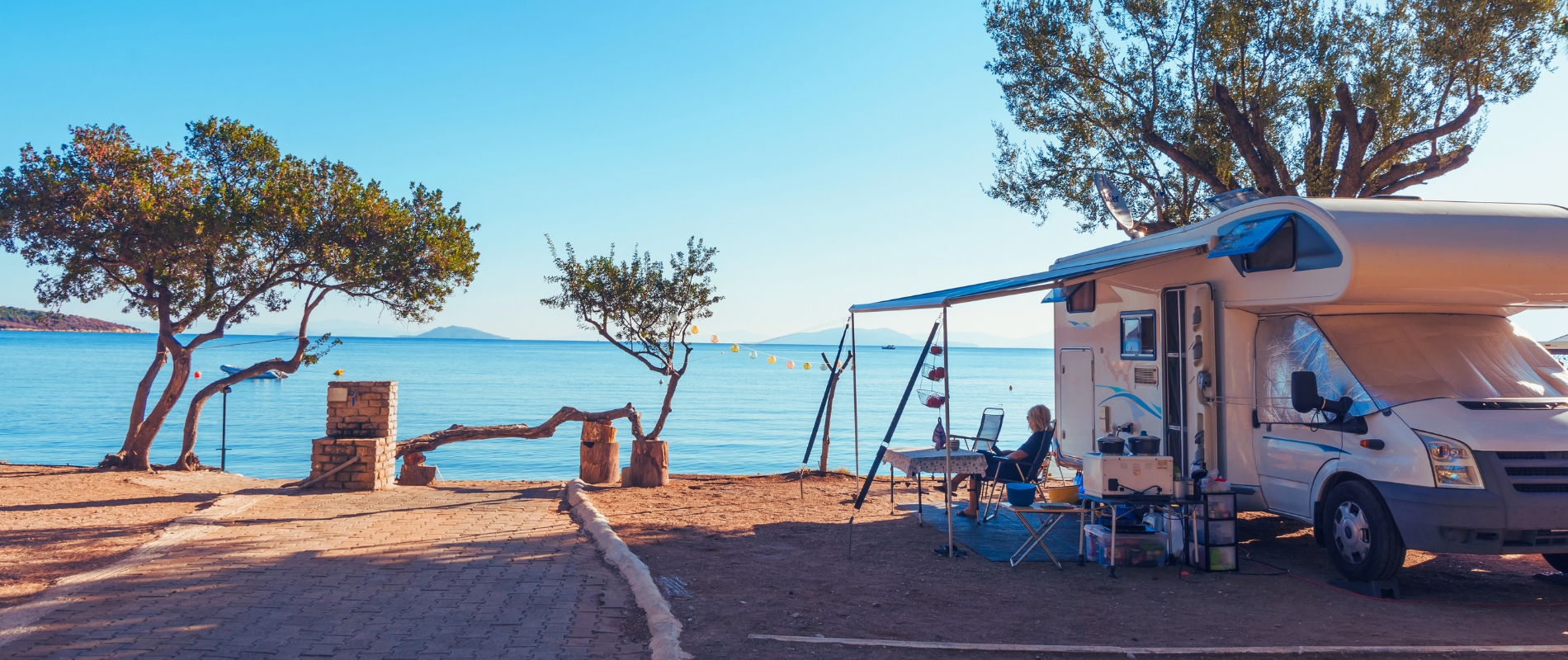 camper, Wohnmobil, Motorhome, Camping, Meeresküste