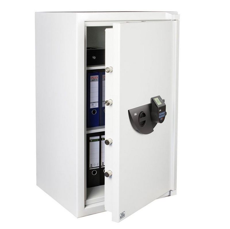 BURG-WÄCHTER Sicherheitsschrank Office-Line OL 804 E FP PIN-Code und Fingerscan 163 kg