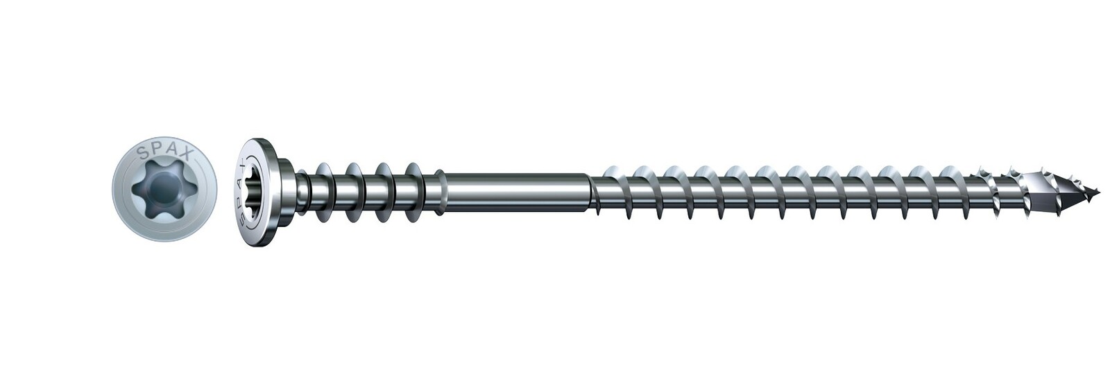 Artikelhauptbild SPAX Justierschraube - Flachkopf, T-STAR plus, Halterillen, 4CUT, WIROX