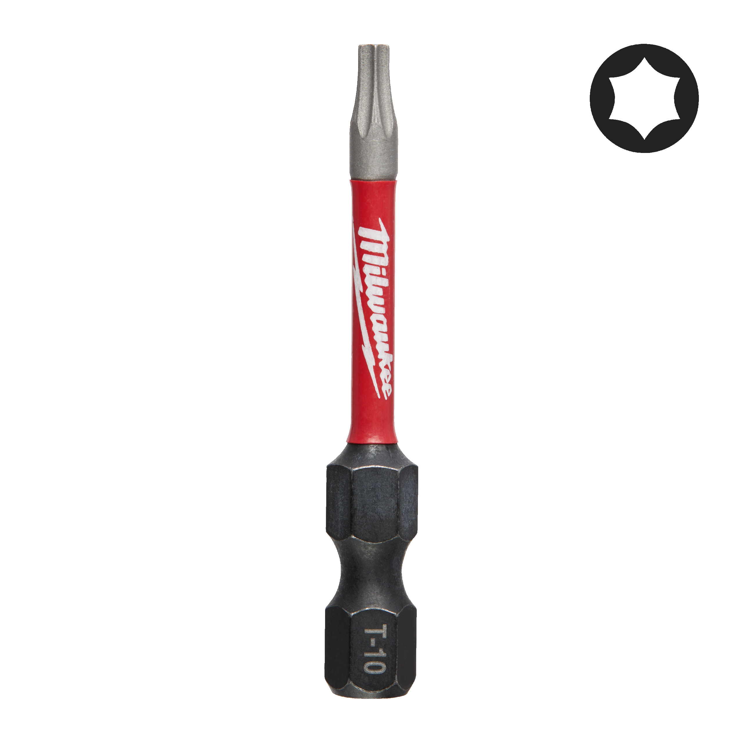 Milwaukee Schrauberbit Torx TX10 / 50 mm SHOCKWAVE