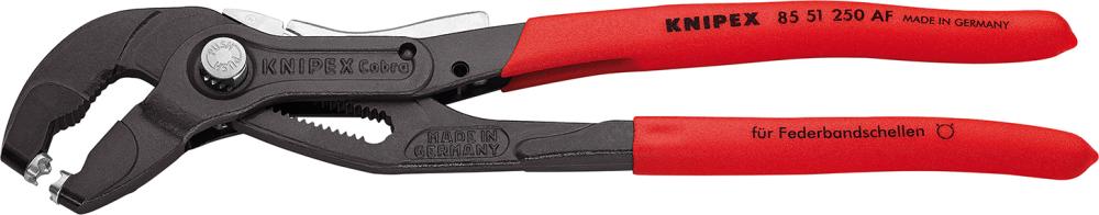 KNIPEX Federbandschellenzange  250mm Feststeller