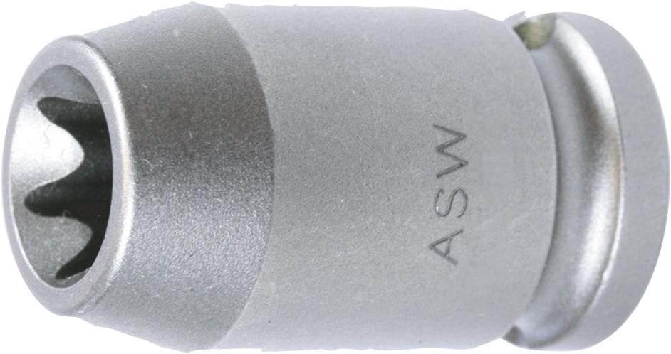 Kraft-Steckschlüssel-Einsatz 1/2" für Außen-TORX-Schrauben Kraft-Steckschlüssel-Einsatz 1/2" für Außen-TORX-Schrauben