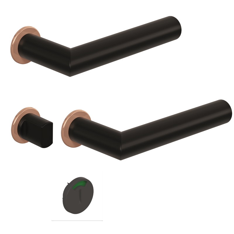 HEWI Mini Bad/WC-Garnitur Modell 162 Matt Zweifarbig