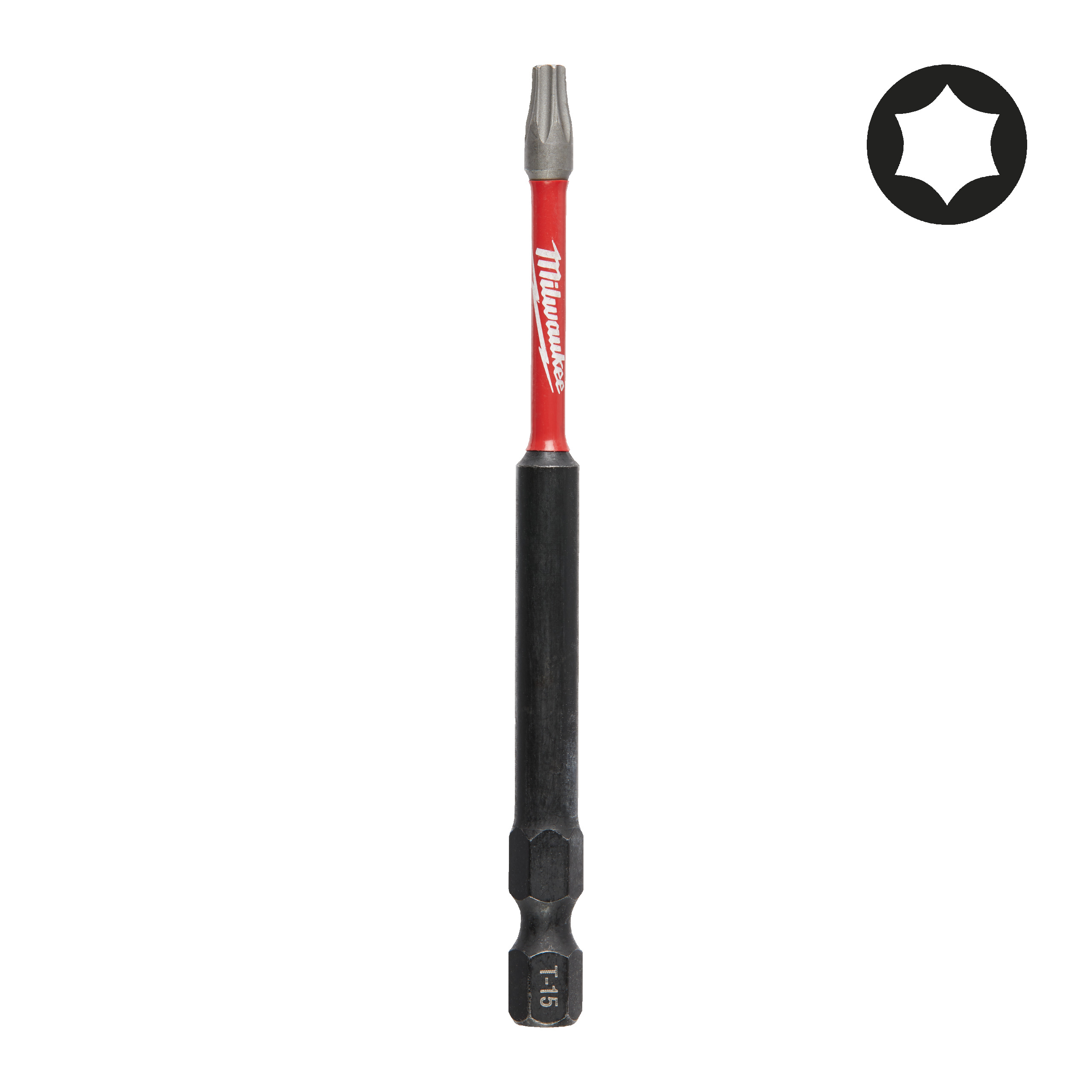 Milwaukee Schrauberbit Torx TX15 / 90 mm SHOCKWAVE