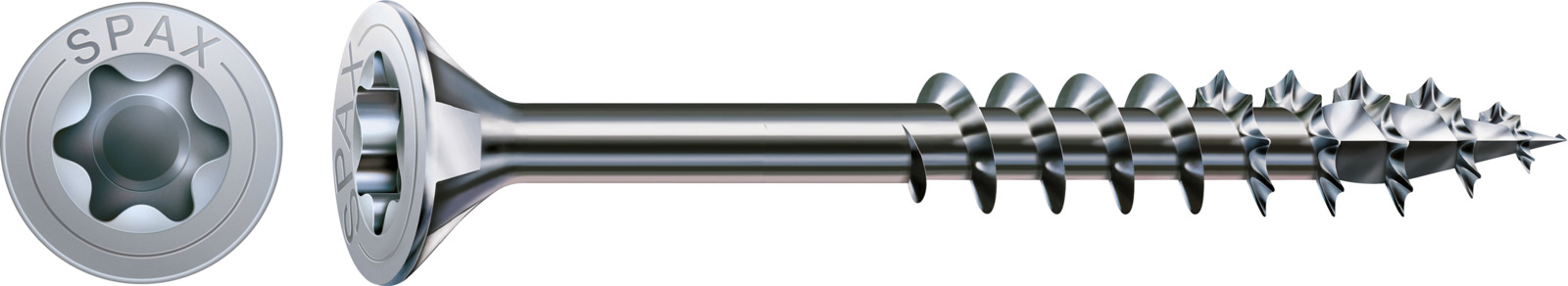 Artikelhauptbild SPAX Universalschraube, Teilgewinde, Senkkopf, T-STAR plus T20, 4CUT, WIROX