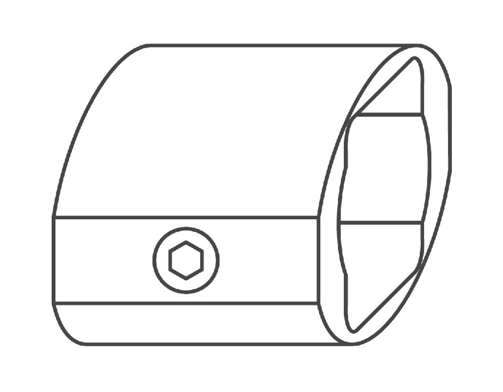 Distanzhülse FSB 66 6739,  schwarz