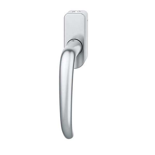 Fenstergriff FSB 34 1023,  ovale Ros.,  Aluminium