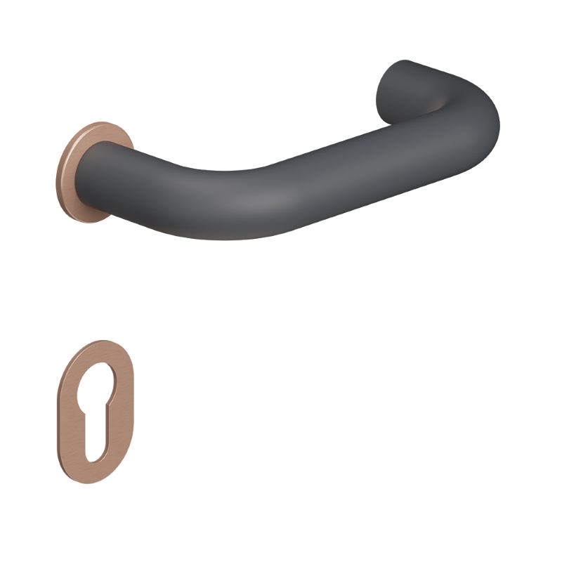 Produktbild HEWI Mini Drückergarnitur Modell 111 Matt Zweifarbig