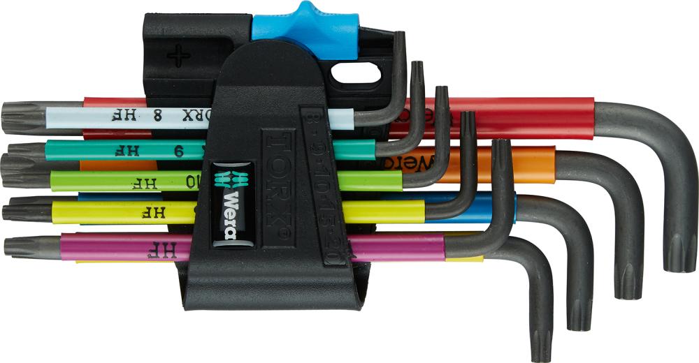 WERA Winkelschraubendreher-Satz  9tlg. Multicolor HF