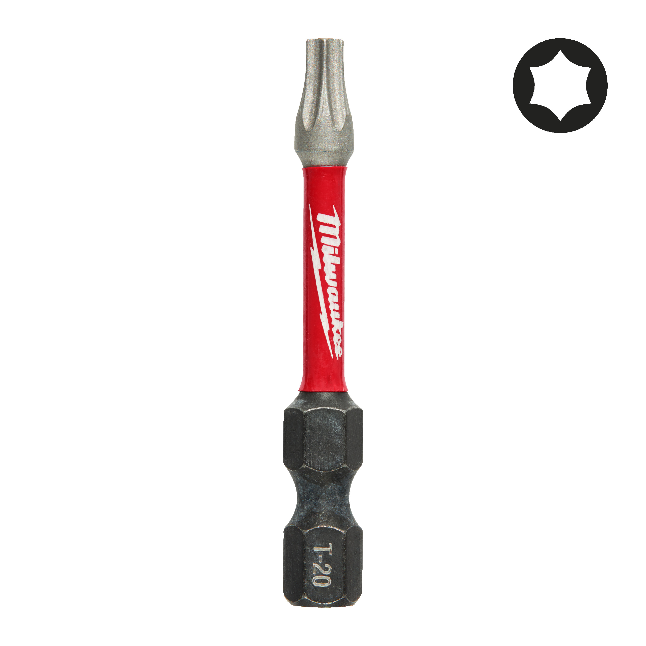 Milwaukee Schrauberbit Torx TX20 / 50 mm SHOCKWAVE