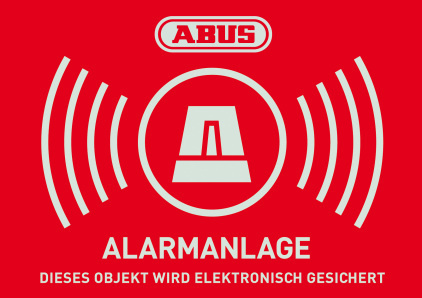 Artikelhauptbild ABUS Warnaufkleber "Alarmanlage"