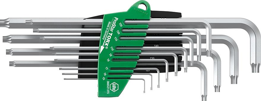 Winkelschraubendreher-Satz Wiha Handhalter 13-teilig T5-T45 ProStar
