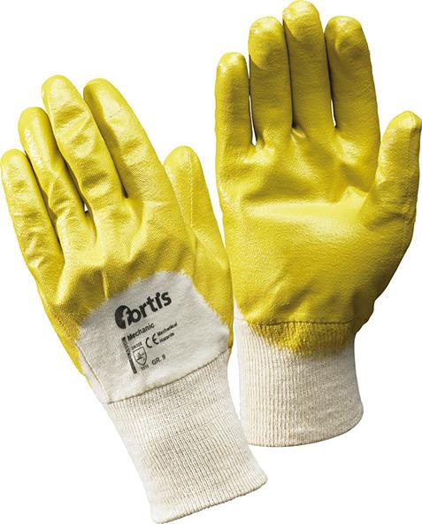 Nitril-Schutzhandschuh »Mechanic«, gelb Nitril-Schutzhandschuh »Mechanic«, gelb