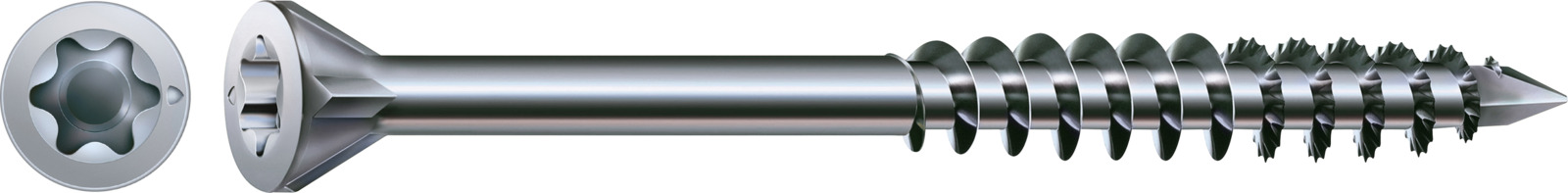 SPAX für Massivholz-Fußböden - Teilgewinde, Senkkopf, T-STAR plus T10, CUT-Spitze, WIROX