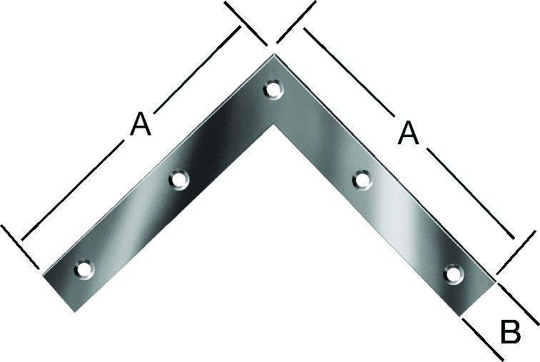 Eckwinkel VORMAN AUGUST 000187, verzinkt