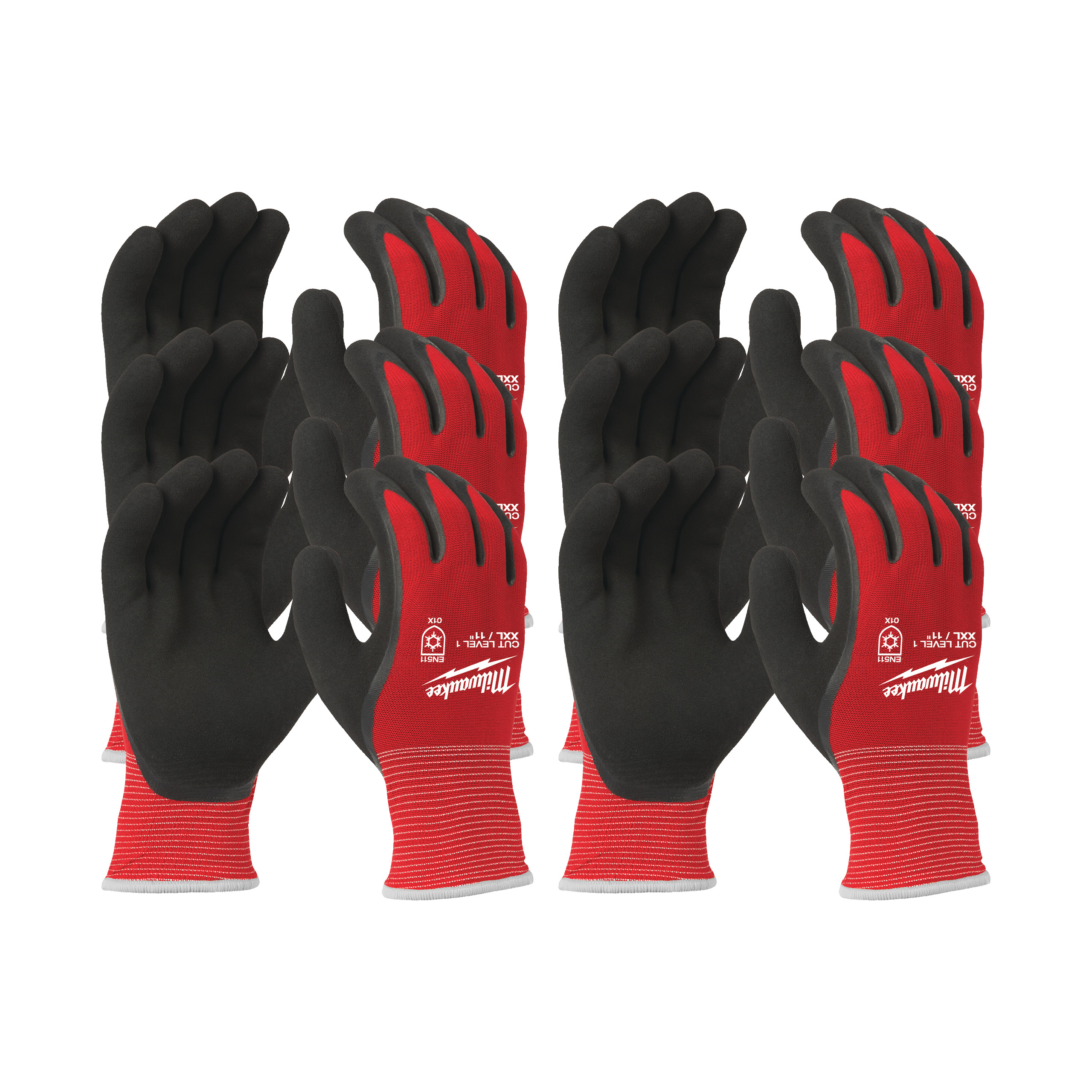 Milwaukee Kälte-Schnittschutzhandschuhe Größe 11 (XXL) 12er Pack Klasse 1/A