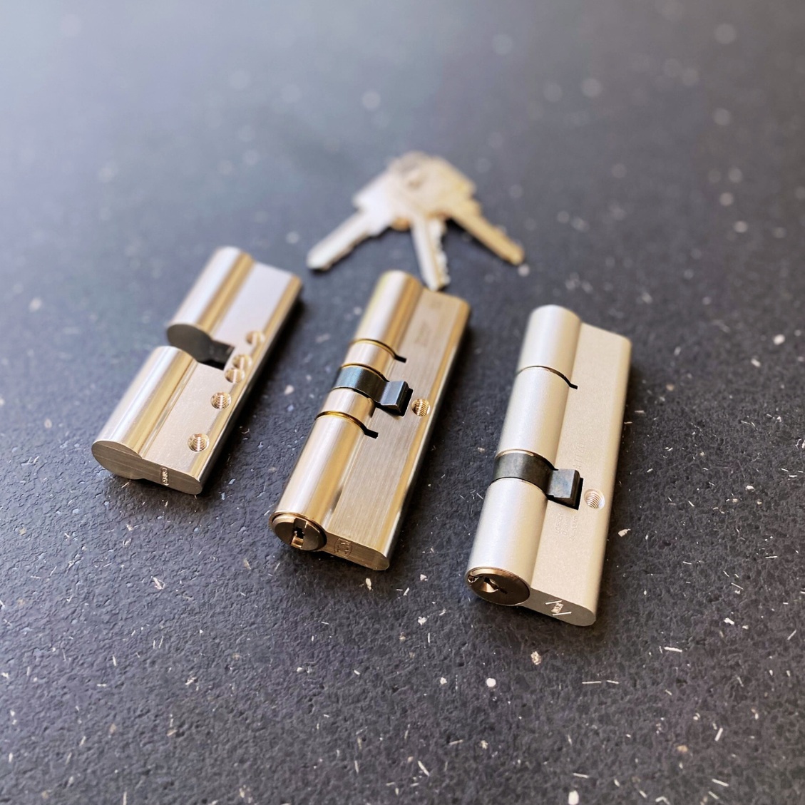 3 Doppelzylinder mit Schlüssel