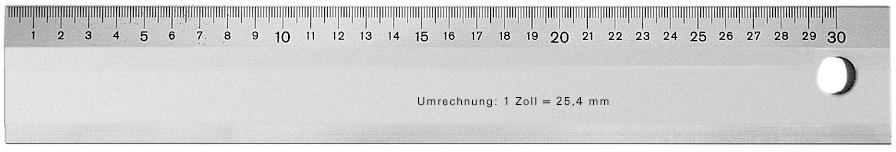 Leichtmetall-Maßstab, Aluminium