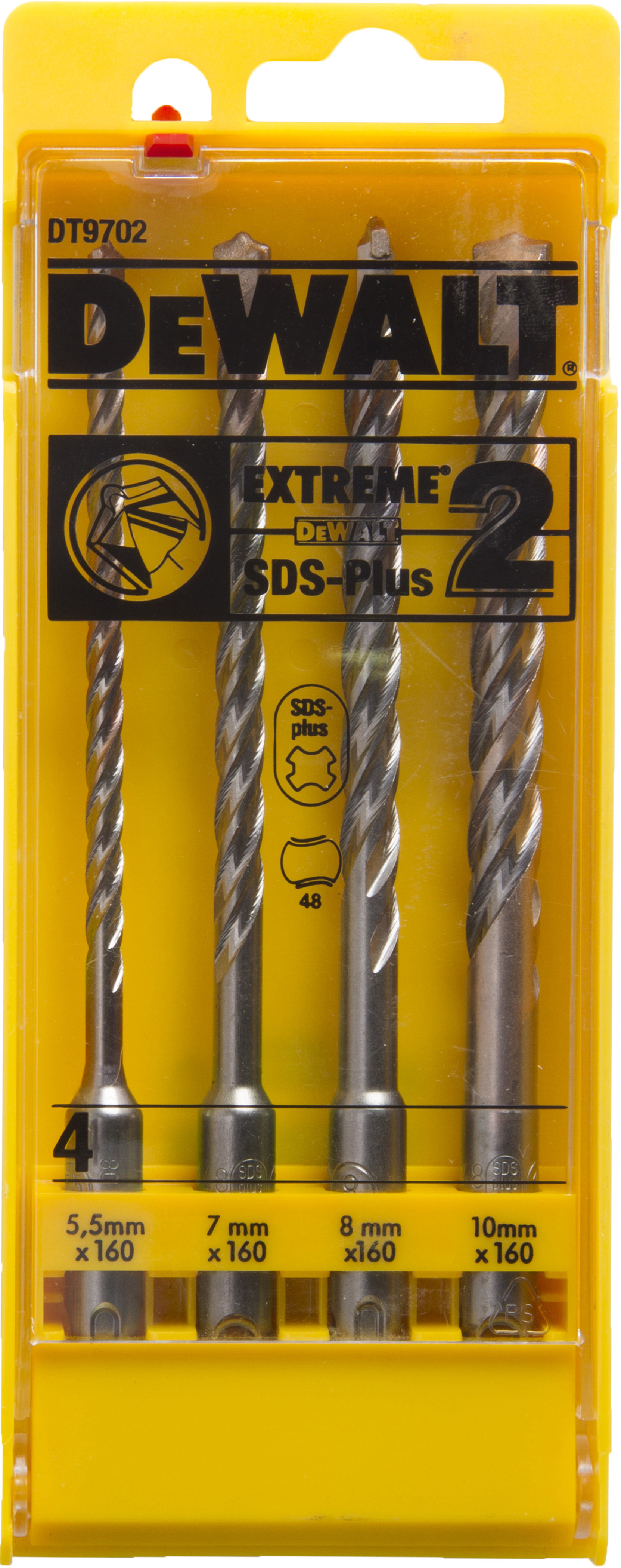 Hammerbohrer-Set DEWALT 4-tlg. SDS-plus
