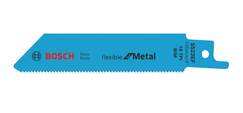 Bosch Säbelsägeblatt S 522 EF, Flexible for Metal, 5er-Pack
