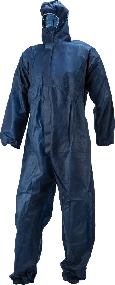 Einwegschmutzanzug, blau Einwegschmutzanzug, blau
