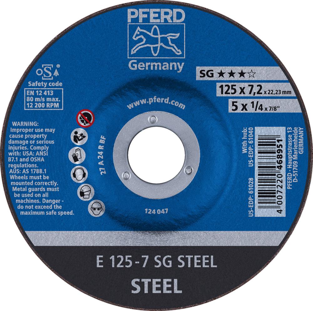 Schruppscheibe SG STEEL für die Stahlbearbeitung