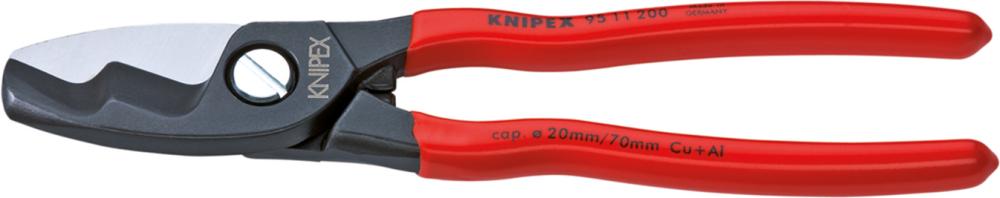 KNIPEX Kabelschere  mit Kunststoff-Griffen 200mm