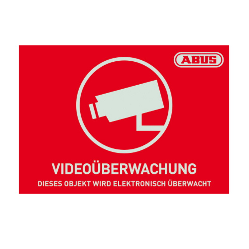 ABUS Warnaufkleber  "Videoüberwachung"