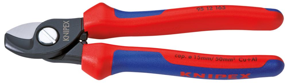 KNIPEX Kabelschere  mit Mehrkomponenten-Griffen 165mm