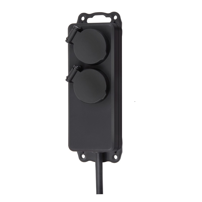Steckdosenverteiler Brennenstuhl IP44 4-fach schwarz 2m H07RN-F 3G1,5 Steckdosenverteiler Brennenstuhl IP44 4-fach schwarz 2m H07RN-F 3G1,5