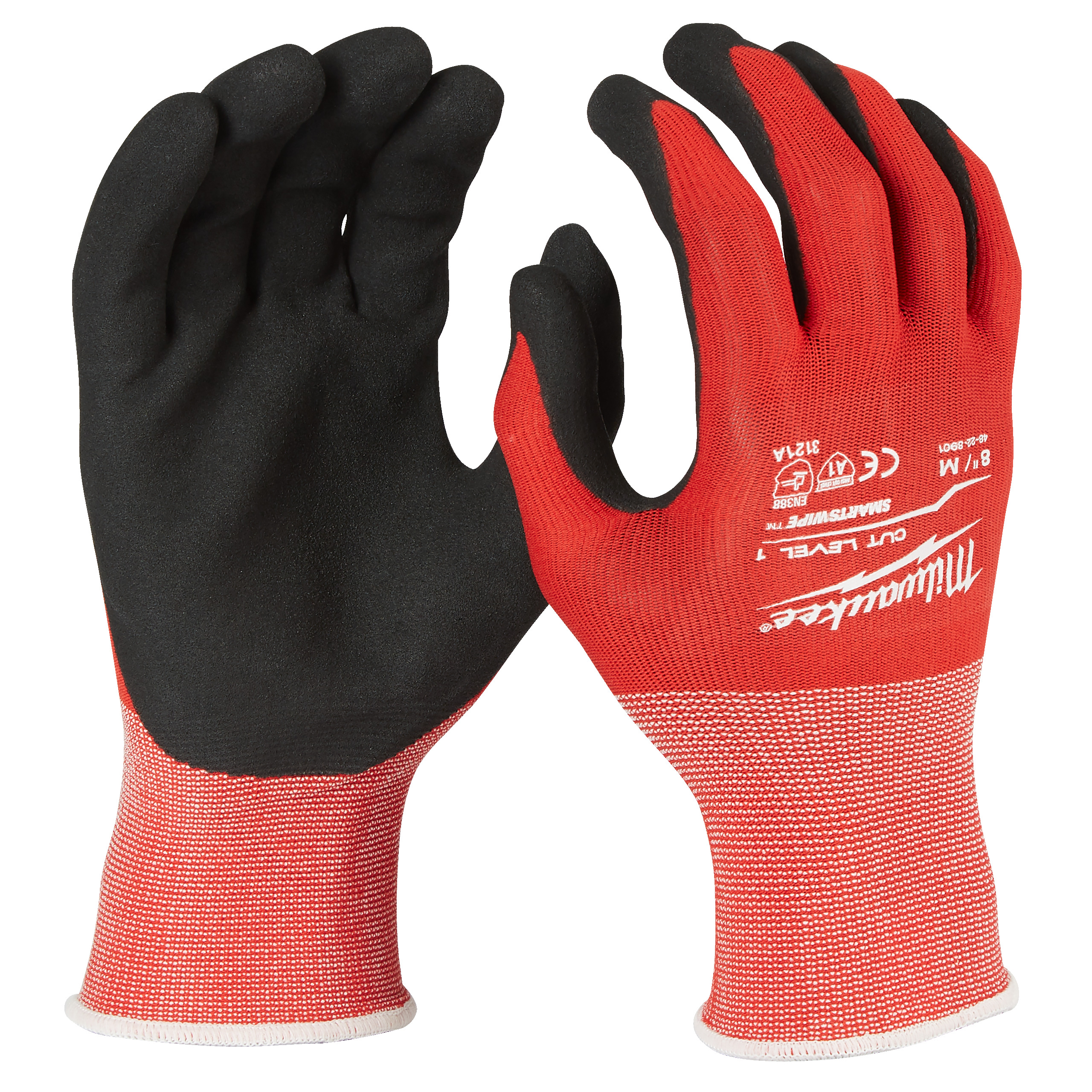 Milwaukee Schnittschutzhandschuhe Größe 7 (S) 12er Pack Klasse 1/A